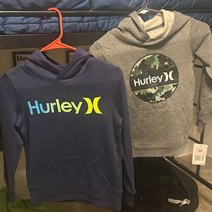 2 hoodies, Hurley